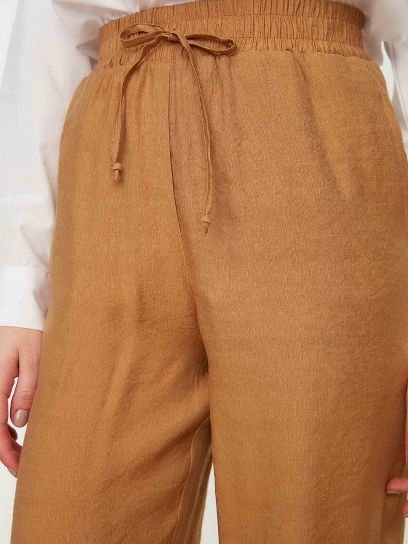 Штани палаццо Trendyol модель TCTSS22PL0051/Camel Фото