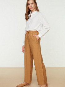 Штани палаццо Trendyol модель TCTSS22PL0051/Camel Фото