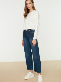 Широкие джинсы Trendyol Wide Leg модель TCTSS22JE0045/Indigo Фото