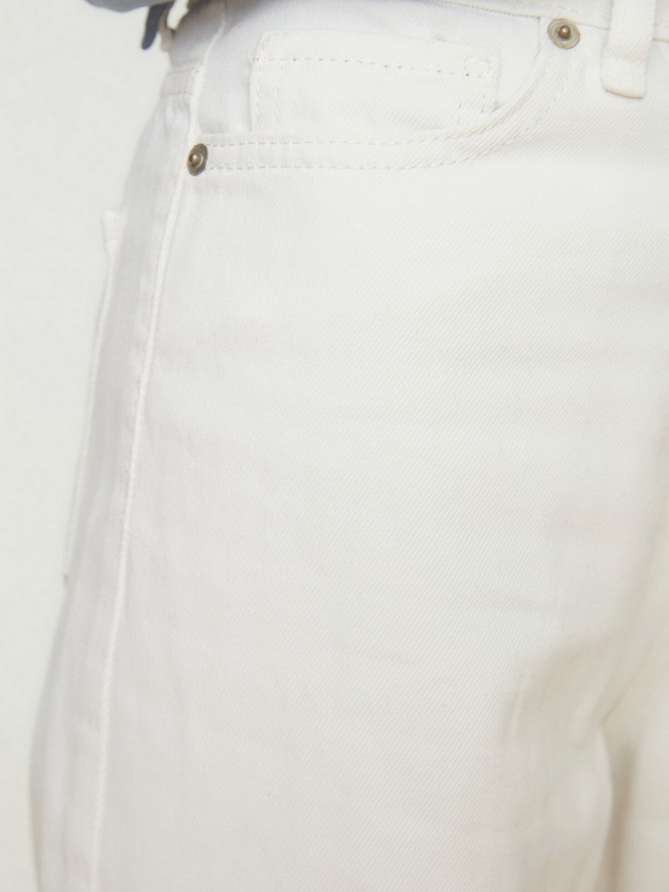 Прямі джинси Trendyol Wide Leg модель TCTSS22JE0045/Beyaz Фото