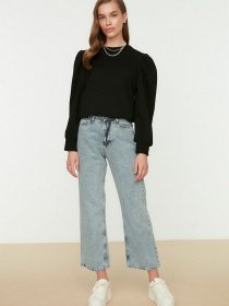 Широкие джинсы Trendyol Wide Leg модель TCTSS22JE0045/Mavi Фото