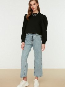 Широкие джинсы Trendyol Wide Leg модель TCTSS22JE0045/Mavi Фото