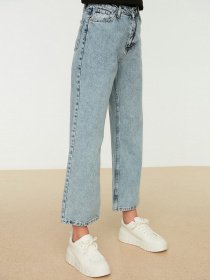 Широкі джинси Trendyol Wide Leg модель TCTSS22JE0045/Mavi Фото