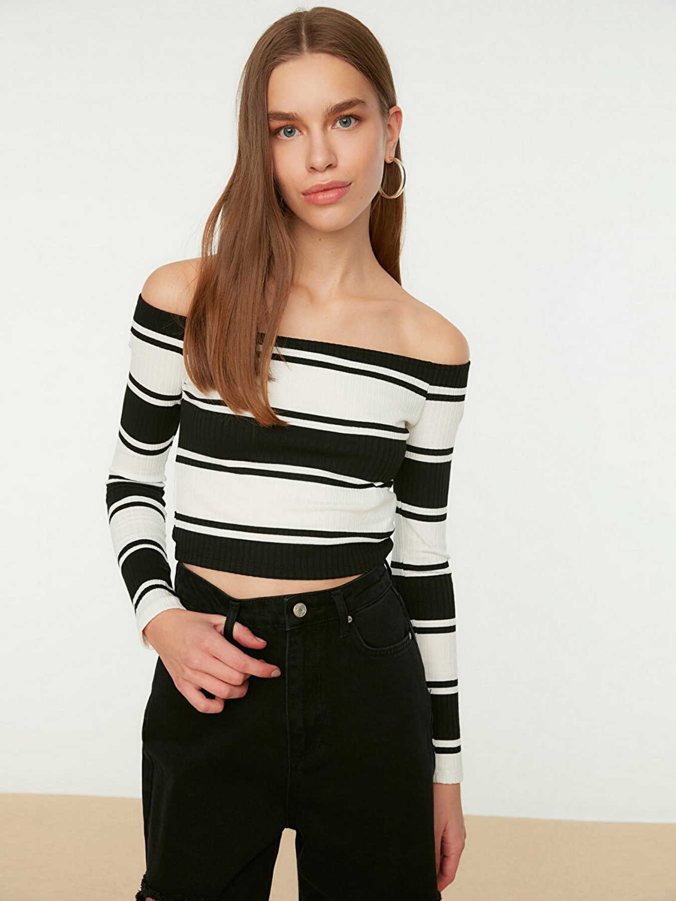 Топ Trendyol модель TWOSS22BZ0698/Beyaz Фото