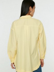 Рубашка Trendyol модель TCTSS22GO0102/Sari Фото
