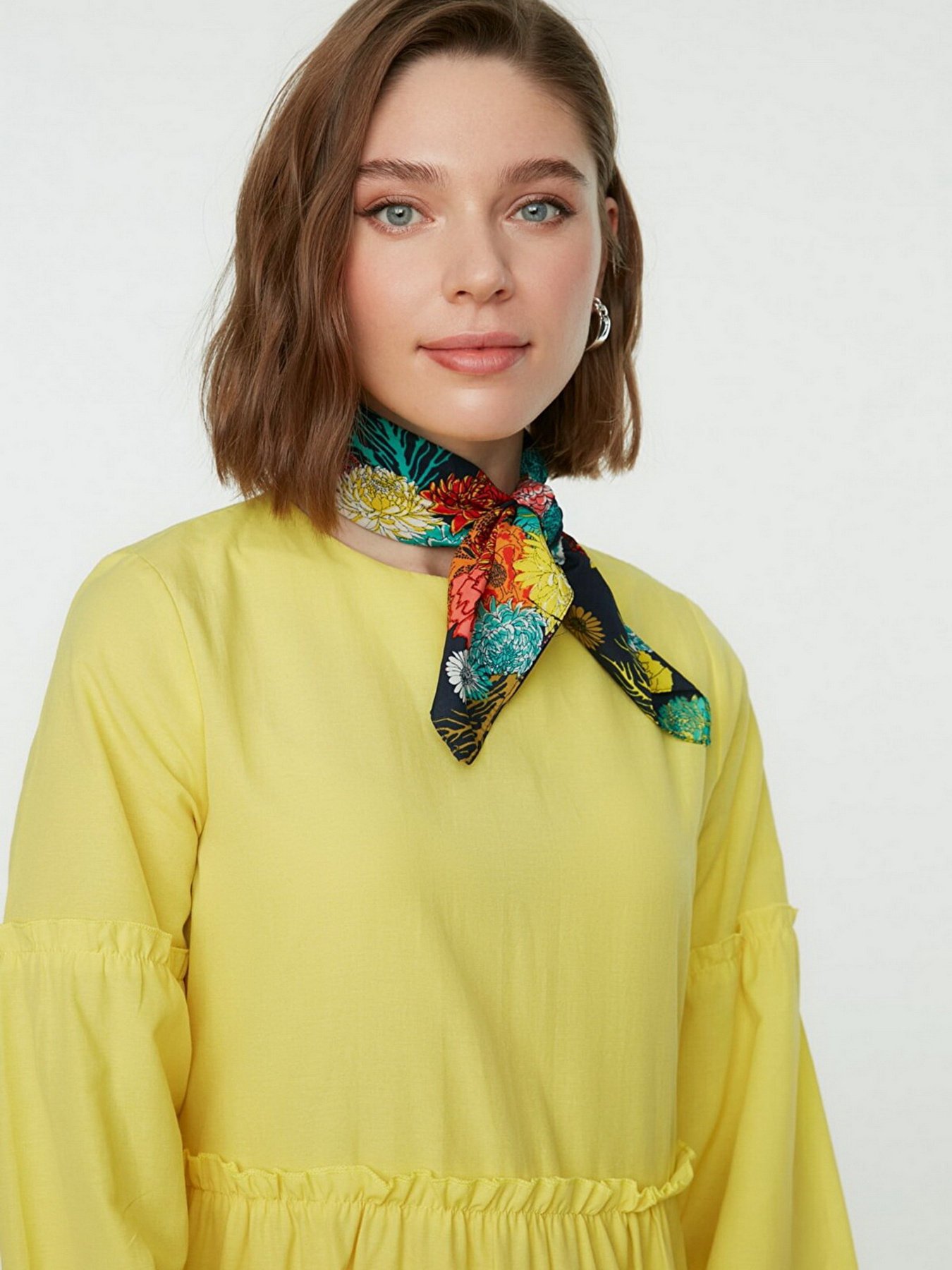 Платье макси Trendyol модель TCTSS22EB0098/Hardal Фото