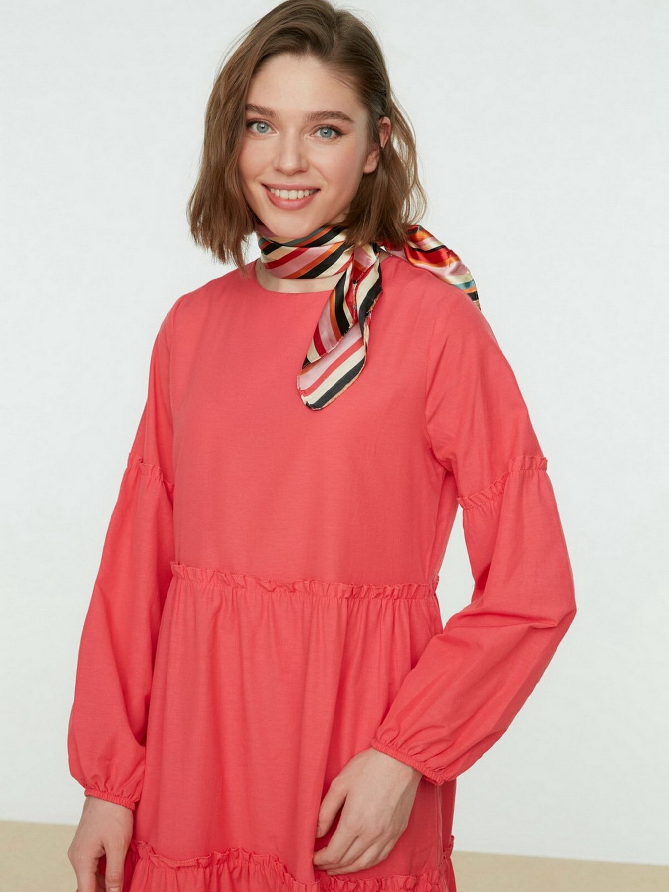 Сукня максі Trendyol модель TCTSS22EB0098/Pembe Фото