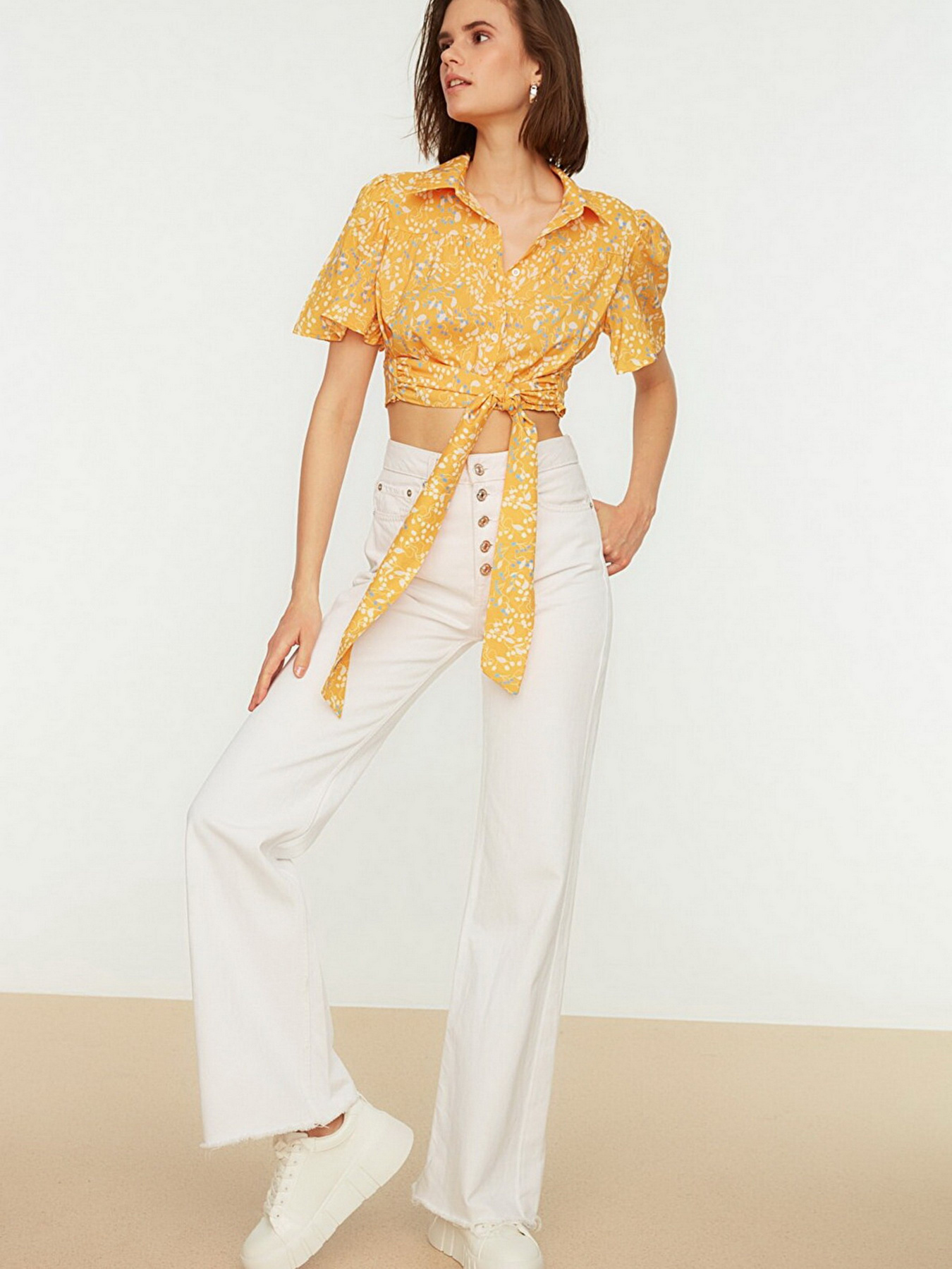 Блуза Trendyol модель TWOSS22GO0076/Turuncu Фото