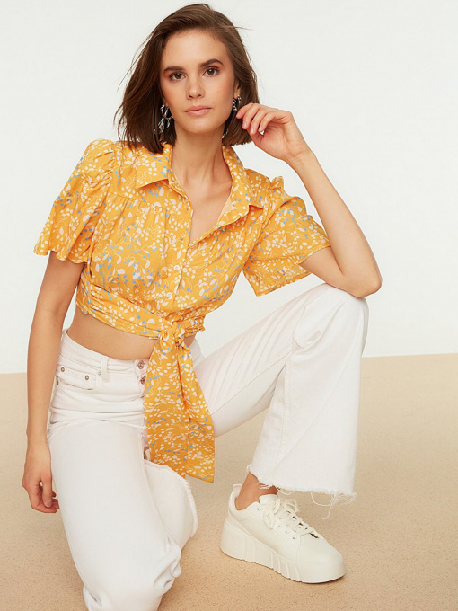 Блуза Trendyol модель TWOSS22GO0076/Turuncu Фото