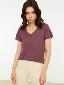 Футболка Trendyol модель TWOSS20TS0129/Mor Фото