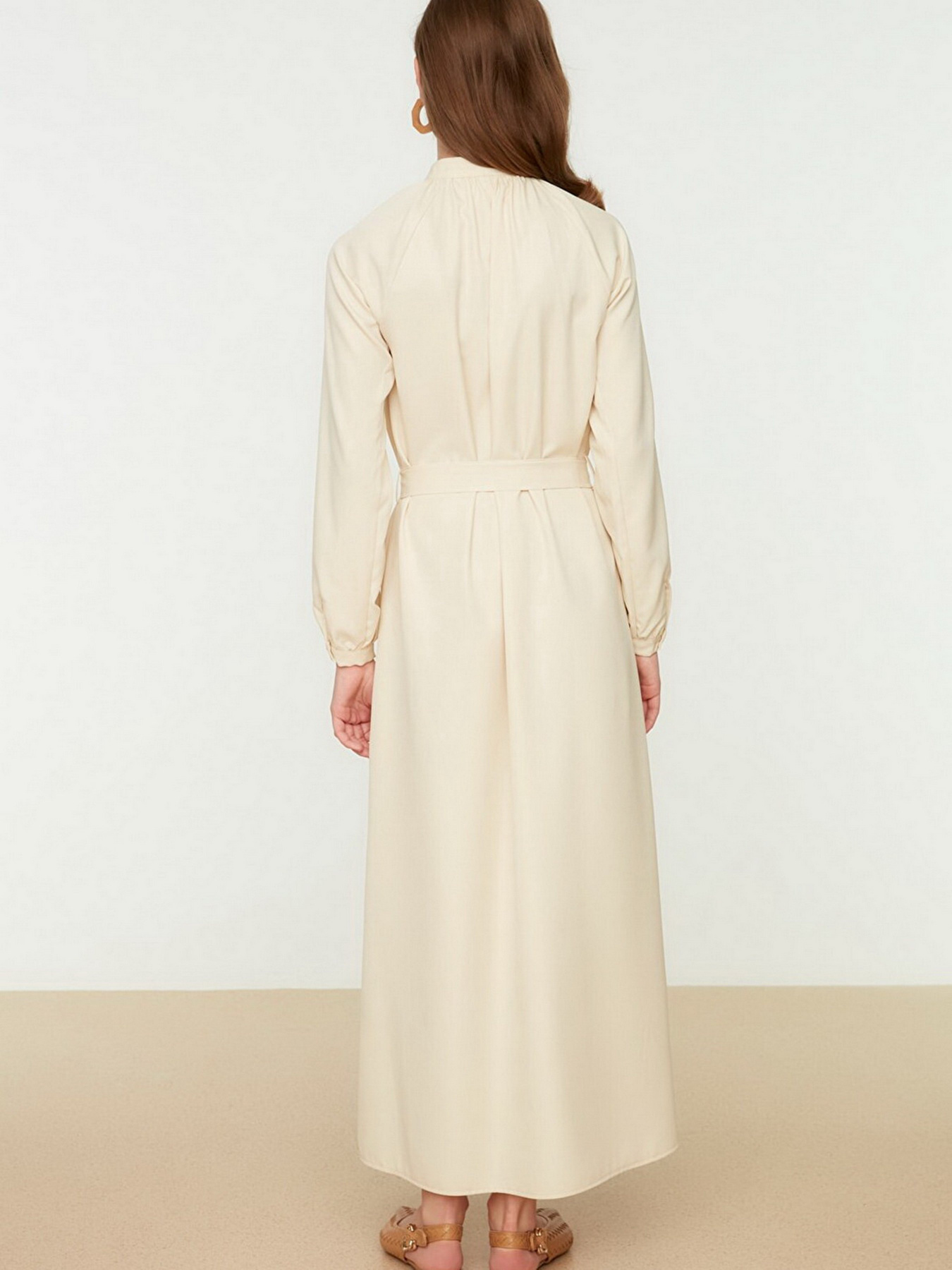 Сукня максі Trendyol модель TCTSS22EB0013/Camel Фото