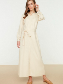 Сукня максі Trendyol модель TCTSS22EB0013/Camel Фото