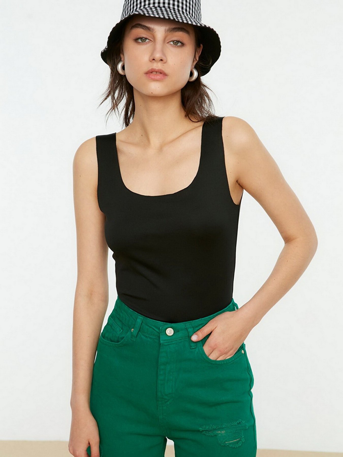 Майка Trendyol модель TWOSS22AL0016/Siyah Фото