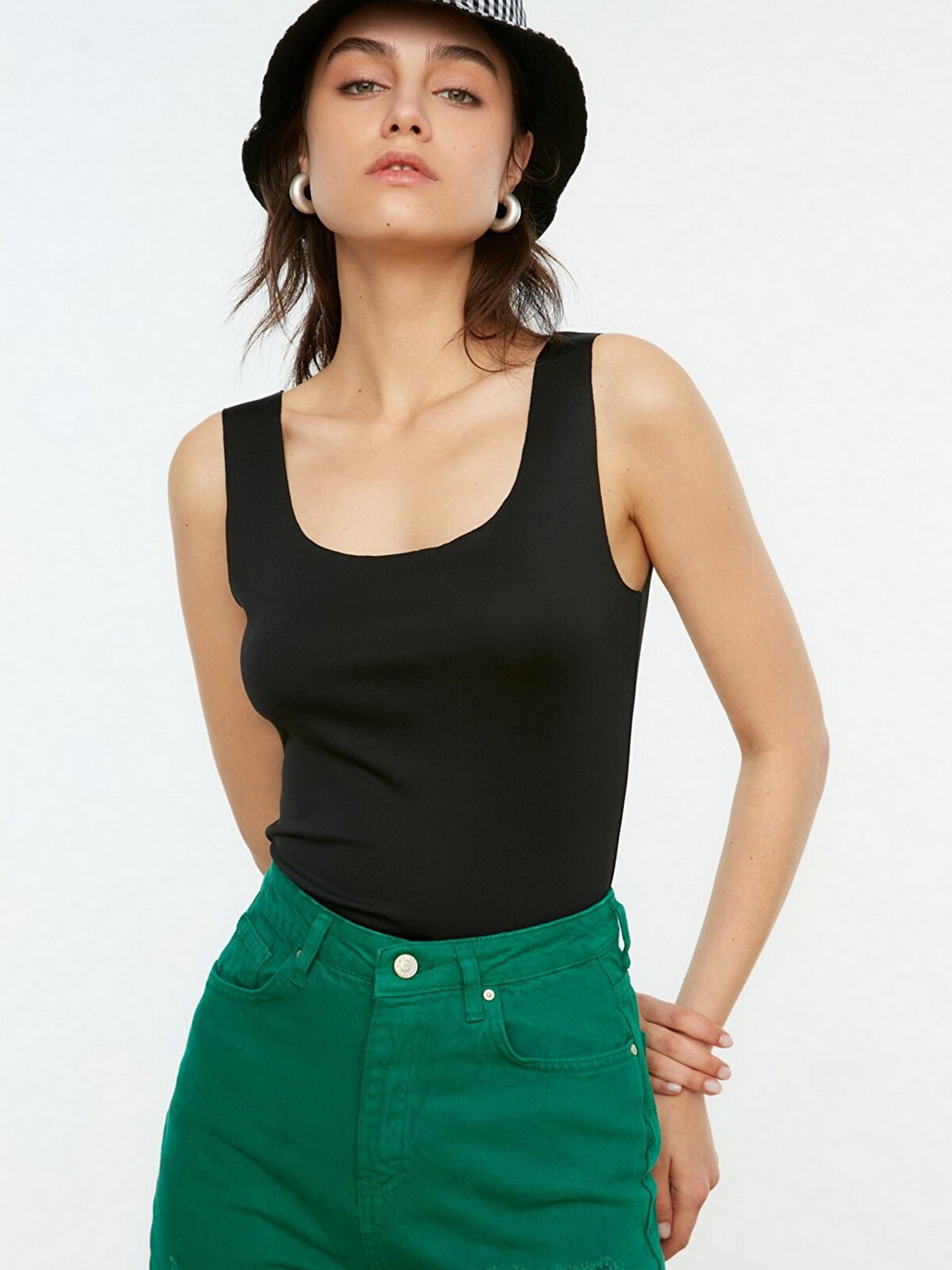 Майка Trendyol модель TWOSS22AL0016/Siyah Фото