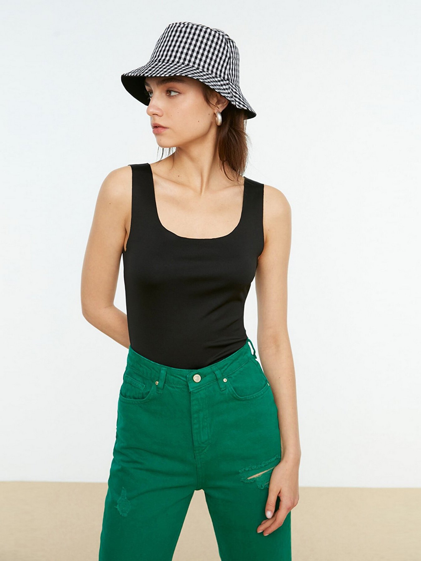 Майка Trendyol модель TWOSS22AL0016/Siyah Фото