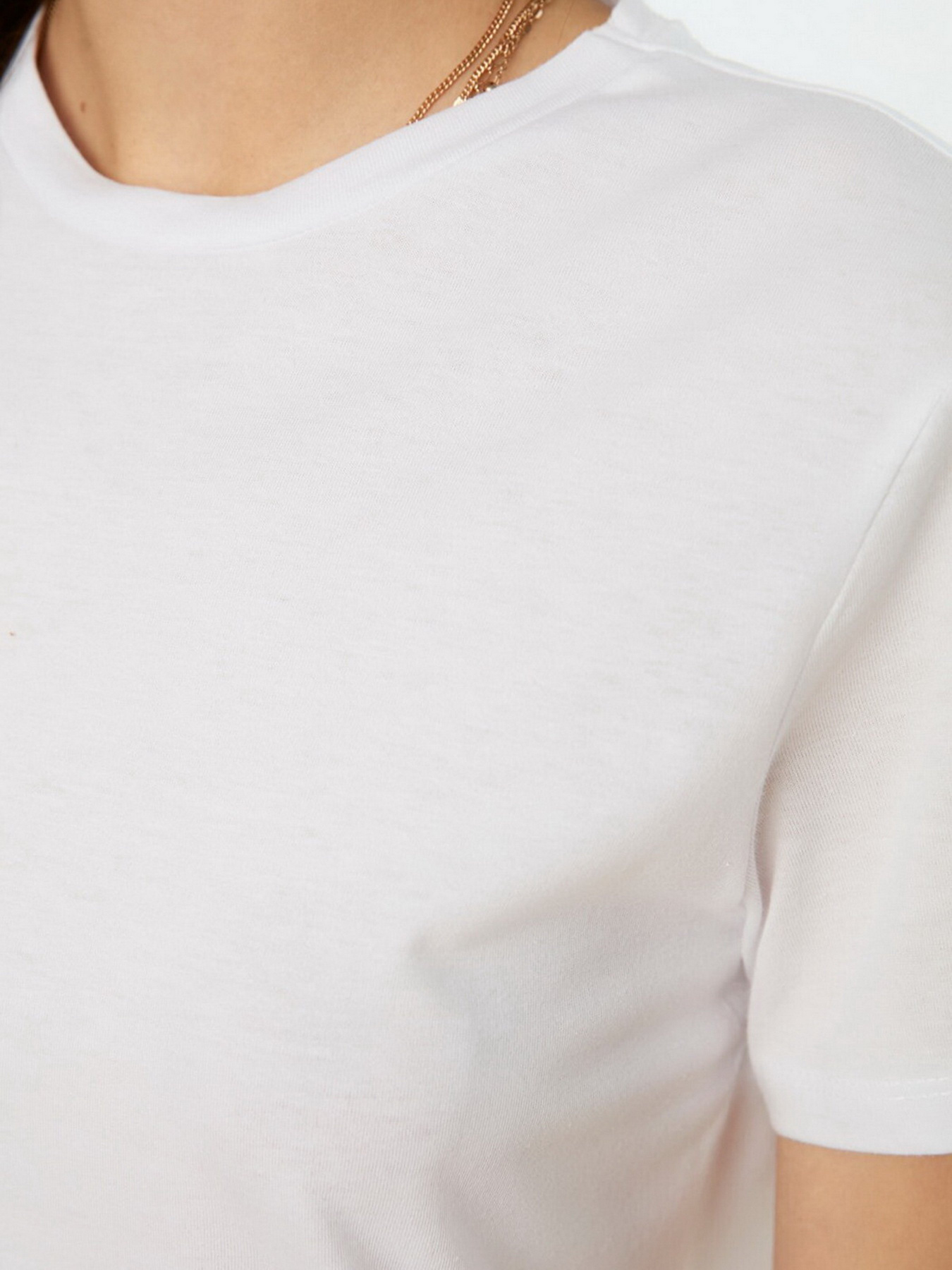 Набор футболок Trendyol модель TWOSS20TS0141/Camel-Beyaz Фото