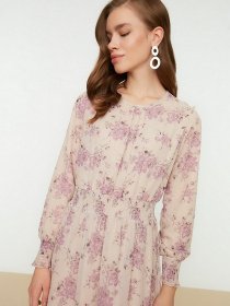 Сукня максі Trendyol модель TCTSS22EB0145/Ekru Фото