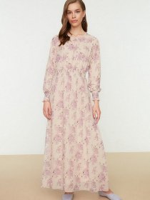 Сукня максі Trendyol модель TCTSS22EB0145/Ekru Фото