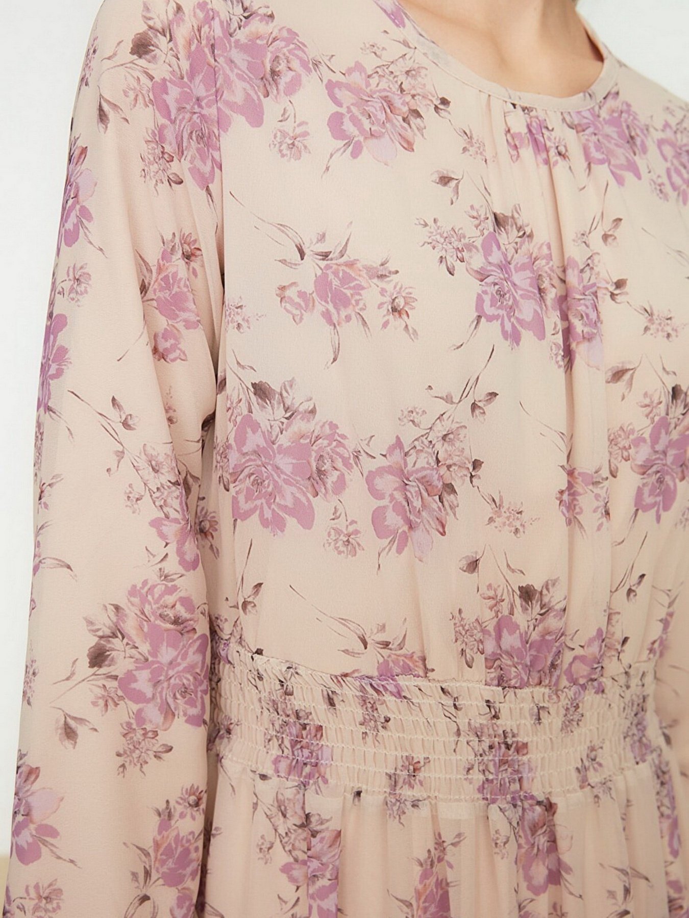 Платье макси Trendyol модель TCTSS22EB0145/Ekru Фото