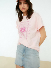 Футболки и поло Trendyol модель TWOSS20TS0247/Pembe Фото