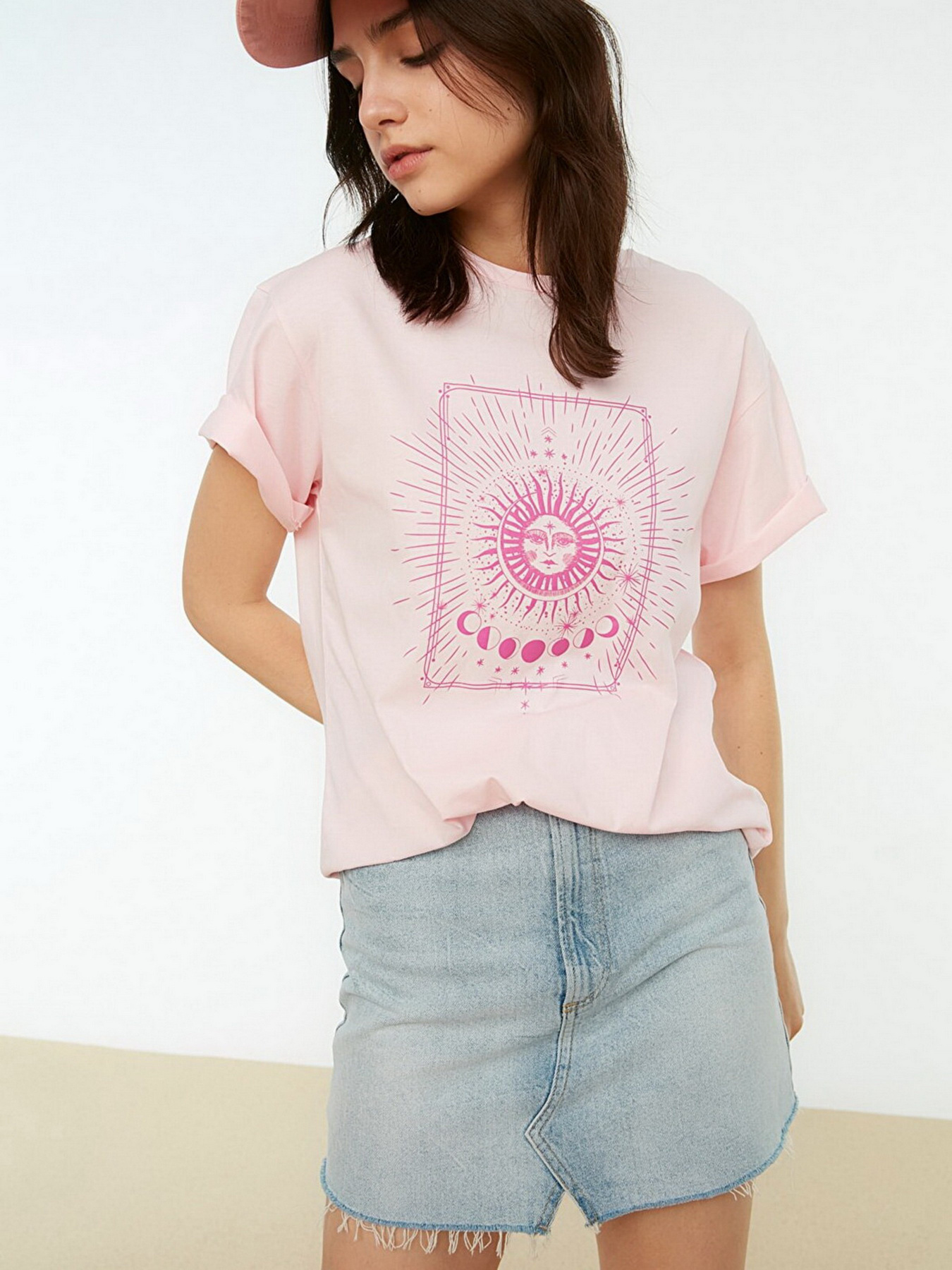 Футболки и поло Trendyol модель TWOSS20TS0247/Pembe Фото