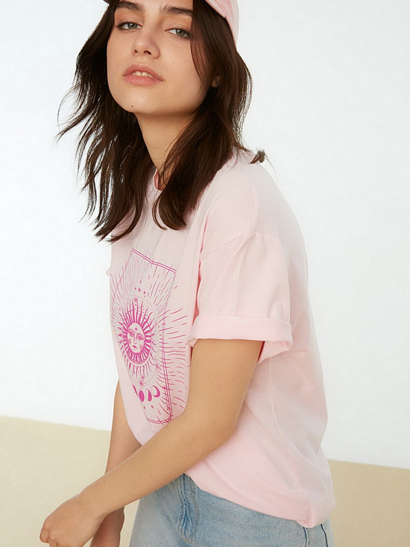 Футболки и поло Trendyol модель TWOSS20TS0247/Pembe Фото