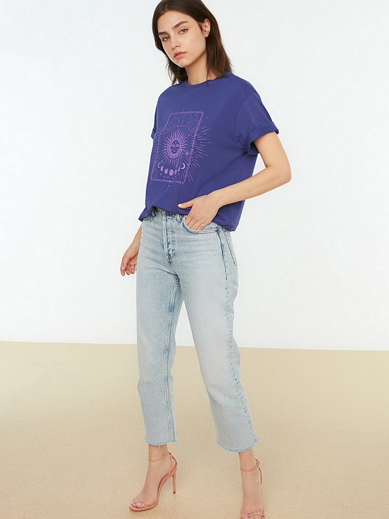 Футболки и поло Trendyol модель TWOSS20TS0247/Mor Фото