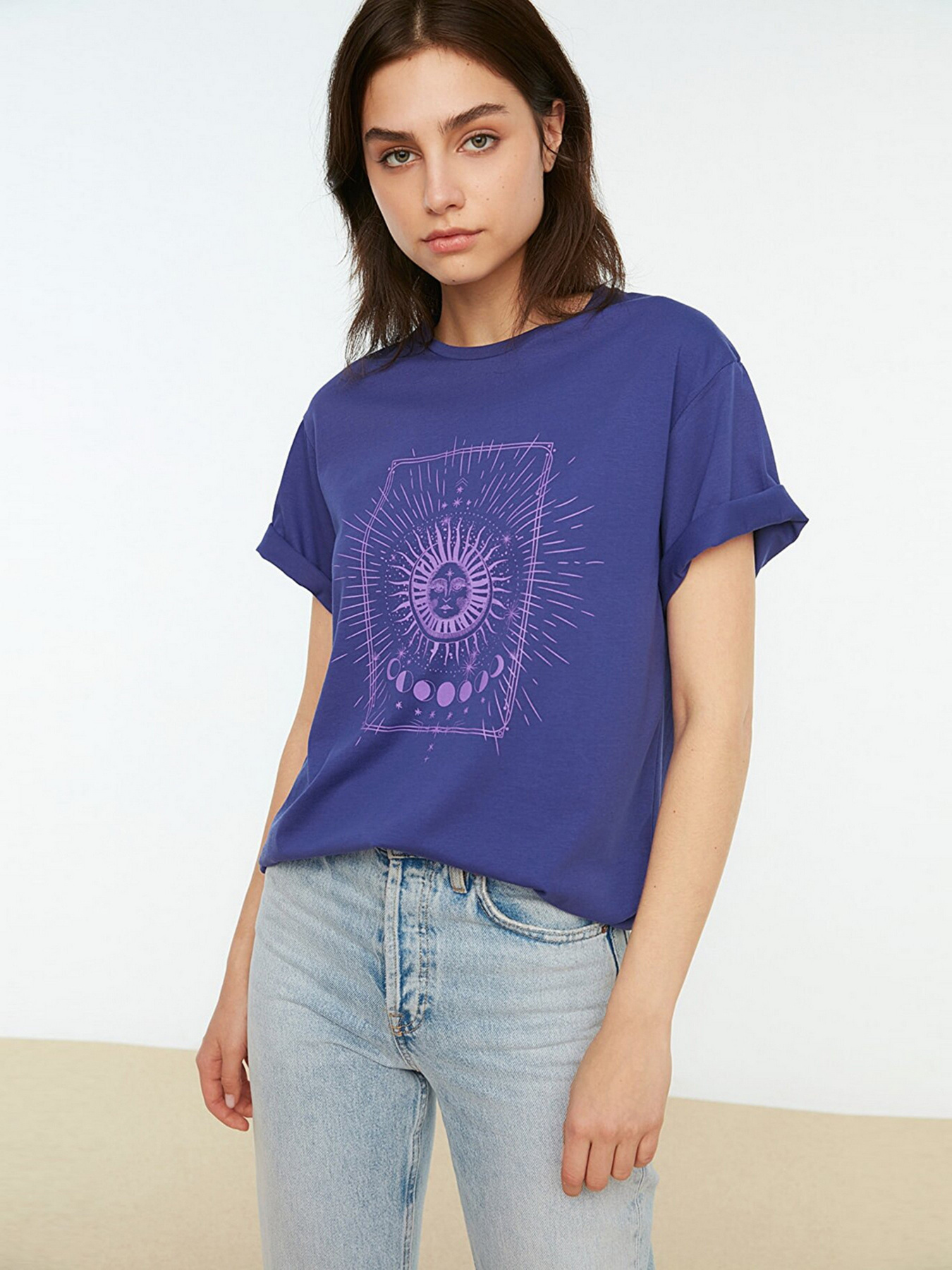 Футболки и поло Trendyol модель TWOSS20TS0247/Mor Фото