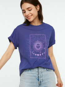 Футболки и поло Trendyol модель TWOSS20TS0247/Mor Фото