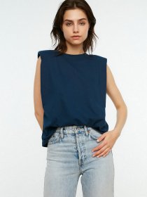 Футболка Trendyol модель TWOSS20TS0866/Lacivert Фото