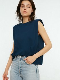 Футболка Trendyol модель TWOSS20TS0866/Lacivert Фото