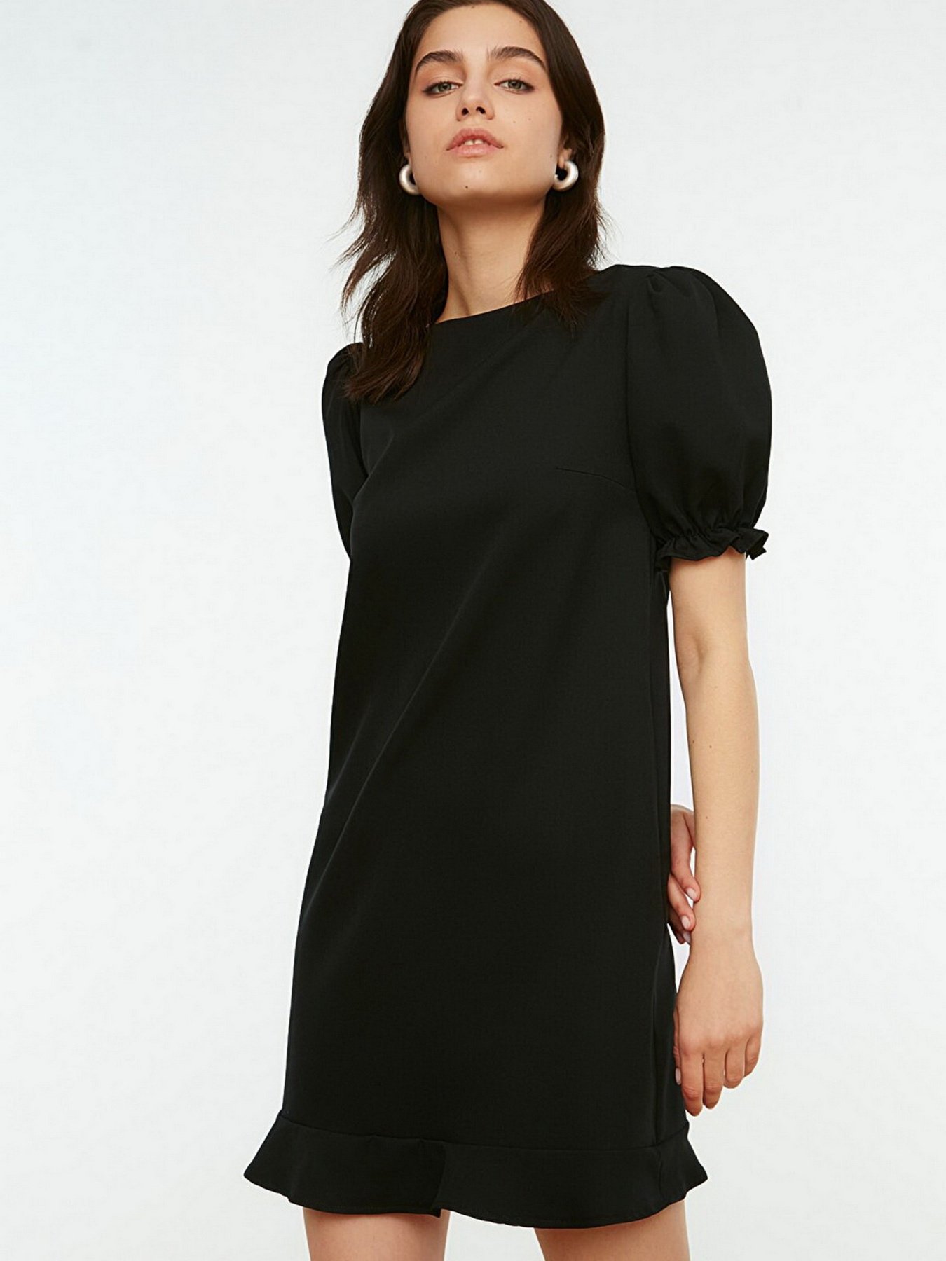 Сукня міні Trendyol модель TWOSS22EL0863/Siyah Фото