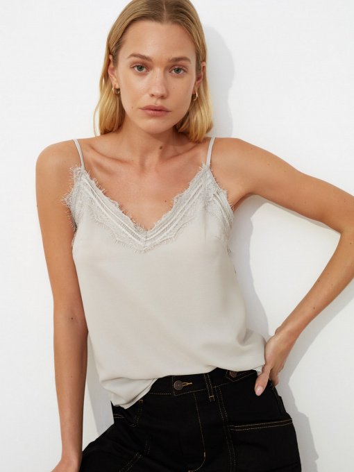 Майки Trendyol модель TWOSS19BB0208/Gri Фото