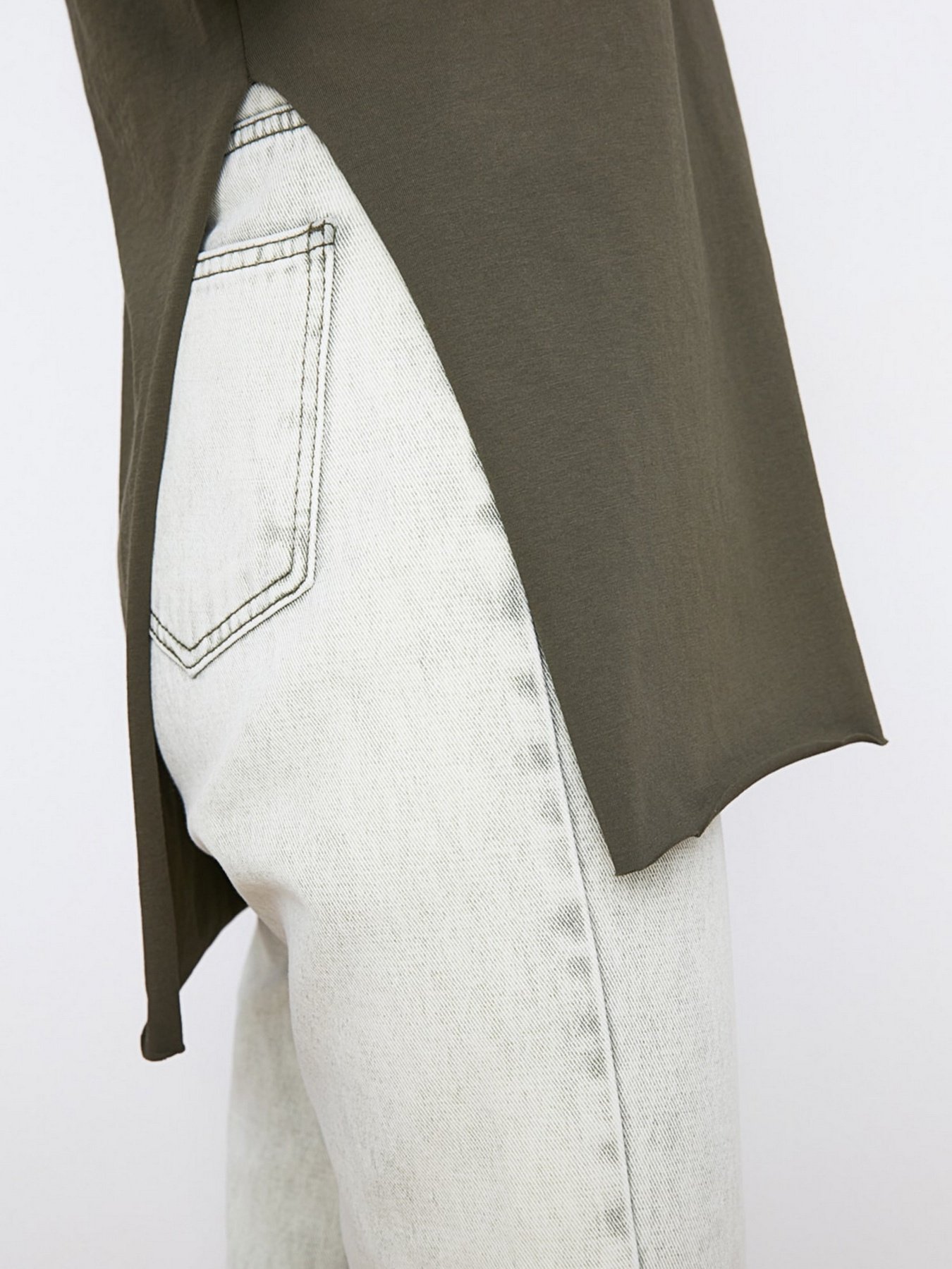 Футболки и поло Trendyol модель TWOSS20TS0829/Haki Фото