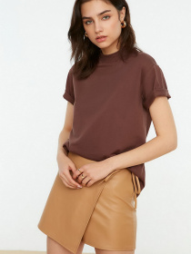 Набор футболок Trendyol модель TWOSS20TS1500/Kahverengi-Bej Фото