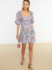 Сукня міні Trendyol модель TWOSS22EL1107/Cok Renkli Фото