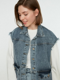 Жилет Trendyol модель TCTSS22YE0031/Indigo Фото