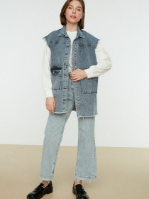 Жилет Trendyol модель TCTSS22YE0031/Indigo Фото