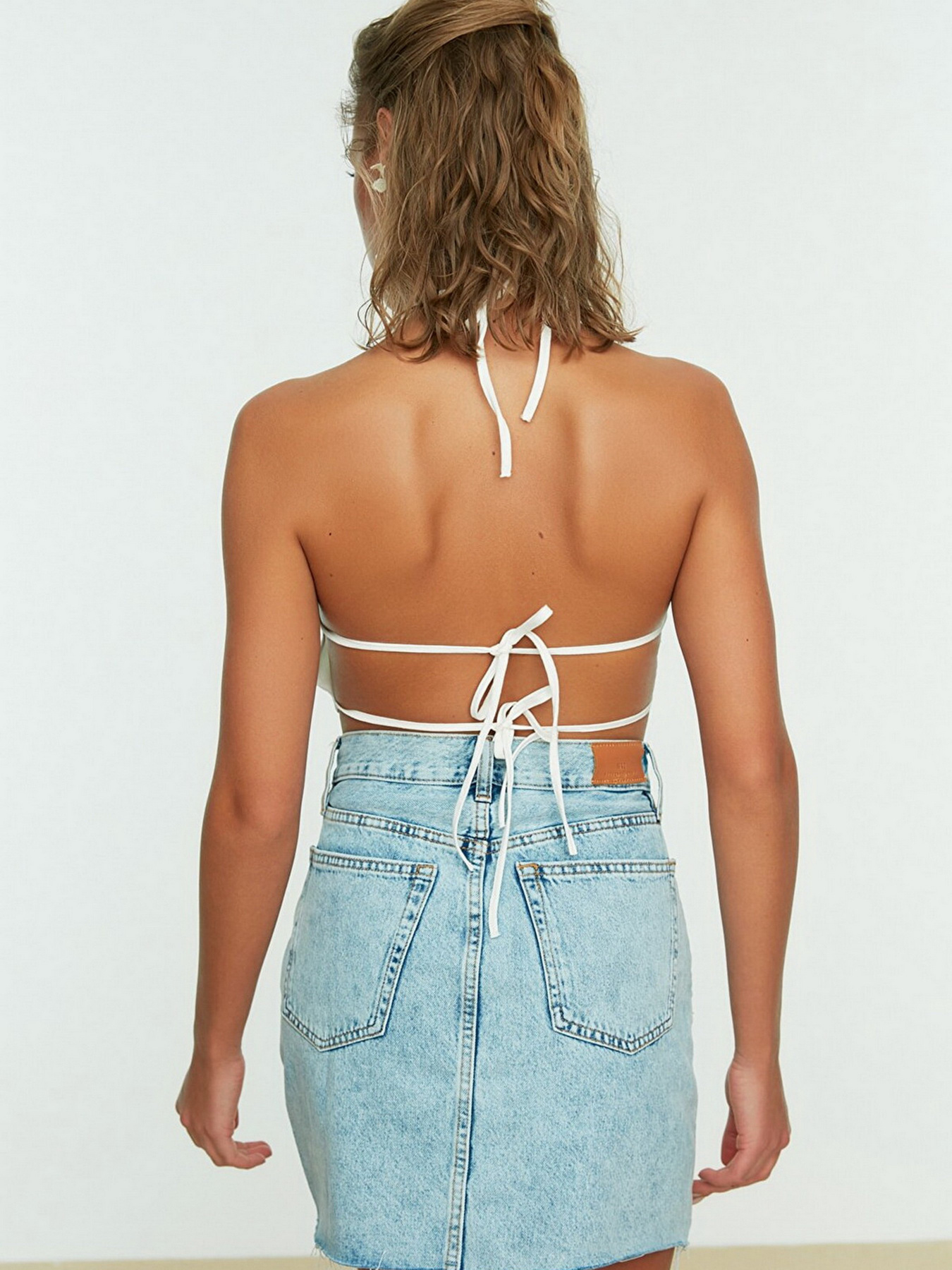 Топ Trendyol модель TBESS22BZ0035/Beyaz Фото