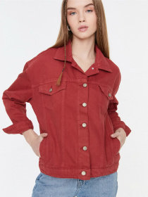 Джинсовая куртка Trendyol модель TWOSS20CE0159/Kiremit Фото