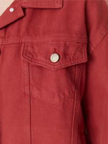 Джинсовая куртка Trendyol модель TWOSS20CE0159/Kiremit Фото