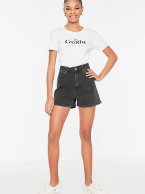 Шорты Trendyol модель TWOSS20SR0210/Antrasit Фото