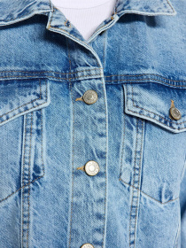 Джинсовая куртка Trendyol модель TWOSS21CE0046/Acik Mavi Фото