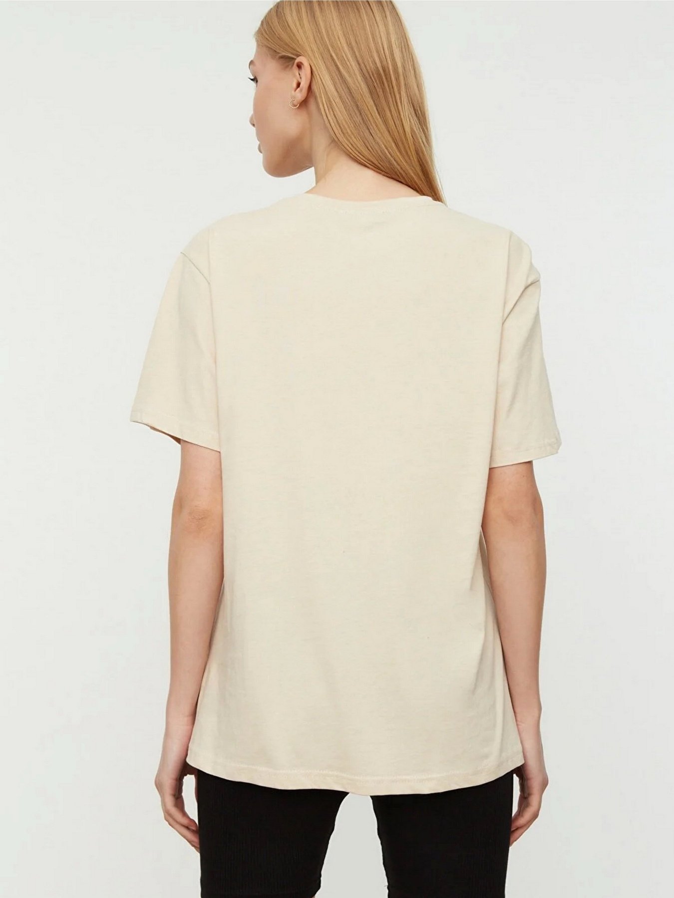 Футболки і поло Trendyol модель TWOSS22TS0632/Bej Фото