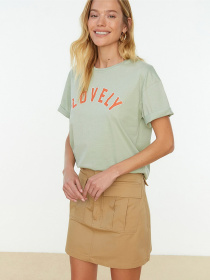 Футболки и поло Trendyol модель TWOSS22TS0957/Mint Фото