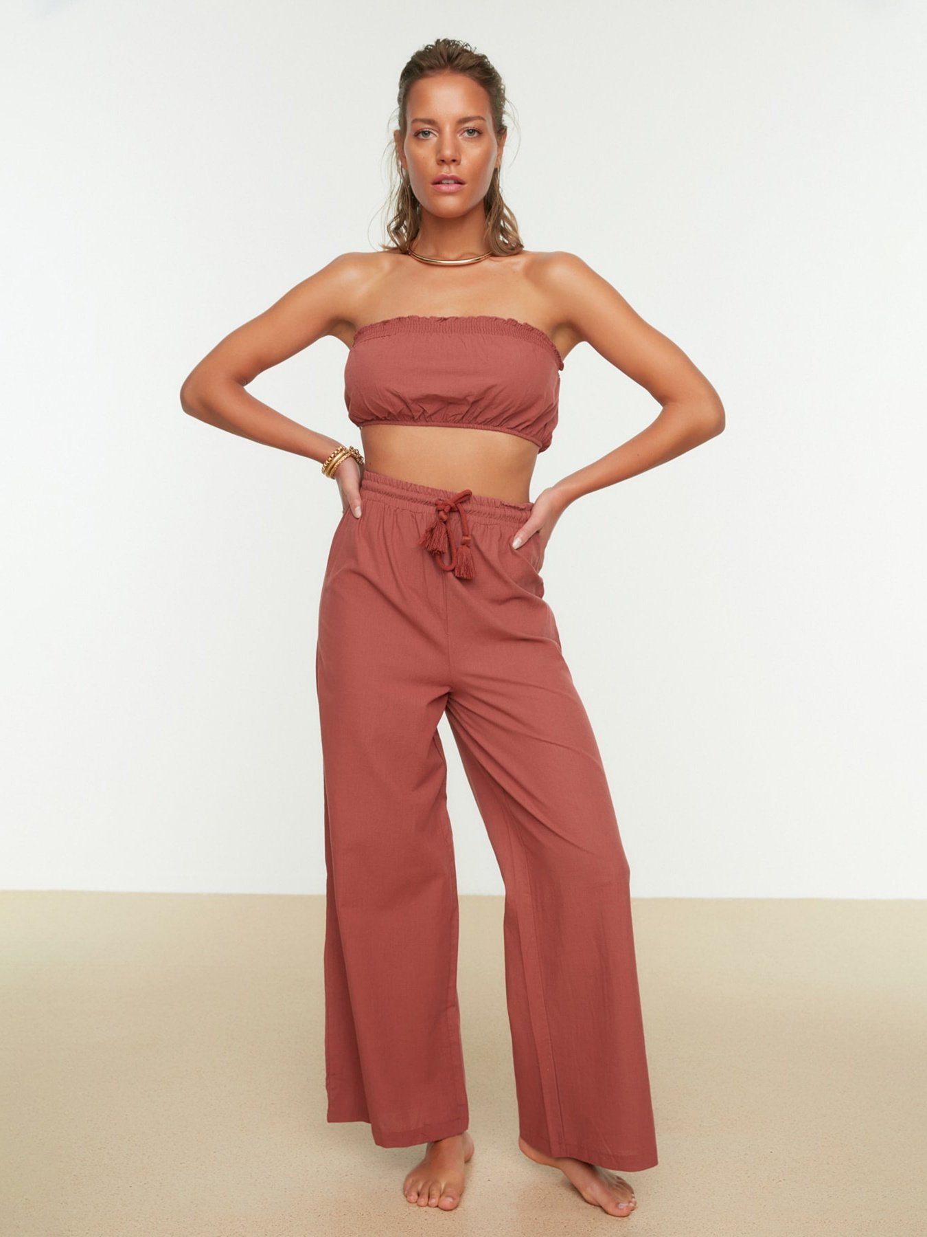 Костюм Trendyol модель TBESS21AU0444/Camel Фото