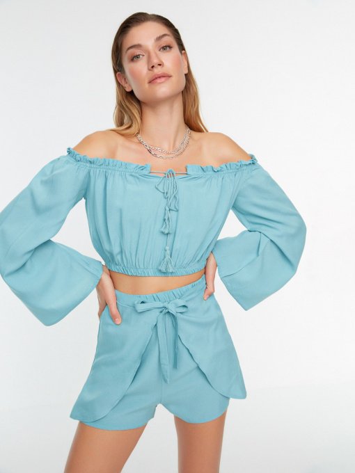 Костюм Trendyol Модель TBESS22AU0096/Yesil Фото