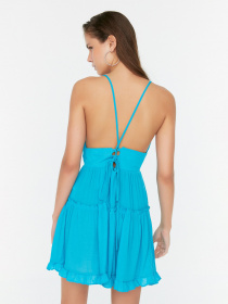 Сарафан Trendyol модель TBESS22EL1374/Turkuaz Фото