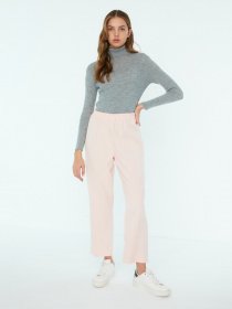 Повсякденні штани Trendyol модель TCTSS21PL0570/Pudra Повсякденні штани Trendyol модель TCTSS21PL0570/Pudra Фото