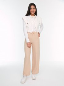 Штани палаццо Trendyol модель TCTSS22PL0050/Bej Фото